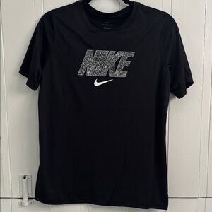 Nike Black Short Sleeve Boys Tee